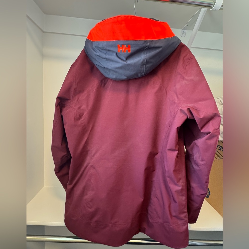 Helly Hansen Burgundy Ski Jacket - image 2